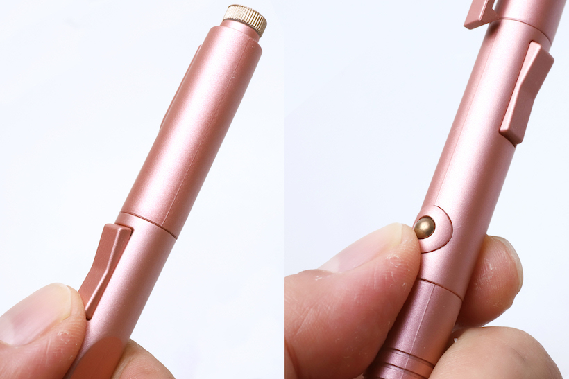 ↑各スイッチともFidget Widget Penより押し心地がまろやかで、高級感がある
