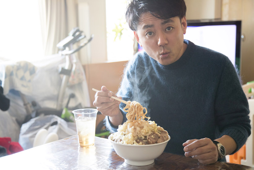 ↑なんとか天地返しに成功。いただきましょう