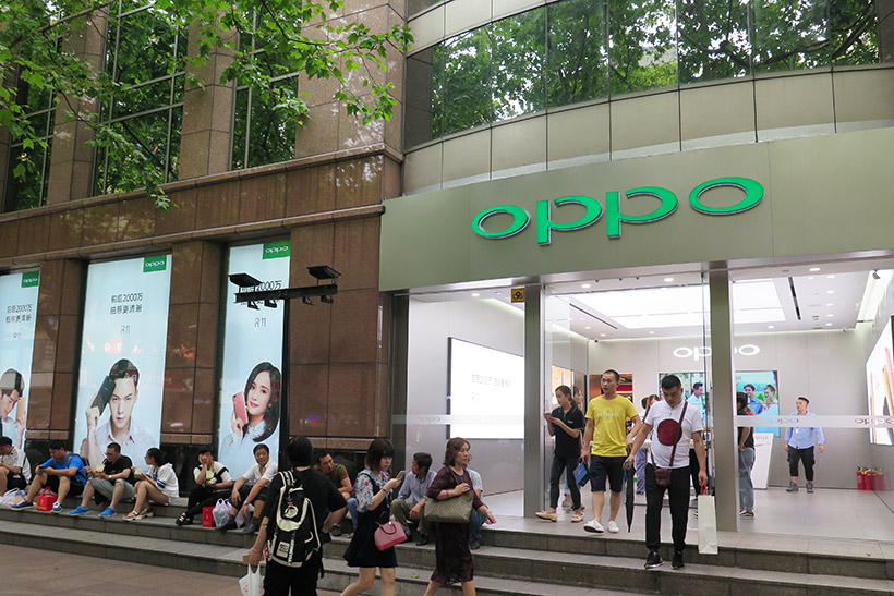 ↑中国の主要都市では数多くの専売店を展開。20〜30代の若い世代に人気が高い