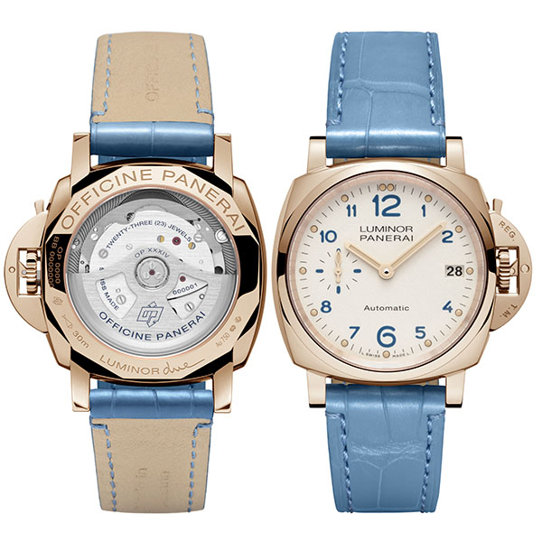 「ルミノール ドゥエ 3デイズ オートマティック オロロッソ – 38mm」Ref.PAM00756