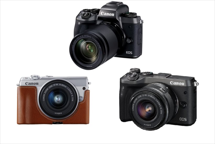 キヤノンのミラーレス一眼「EOS M」を大解剖！ 初級機／中級機／上級機はどう違う？