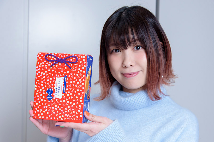↑赤城乳業×桔梗屋　桔梗信玄餅アイスバー／500円（税別）