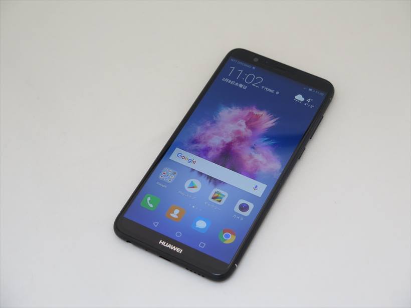 ↑約5.96インチの縦長ディスプレイを搭載