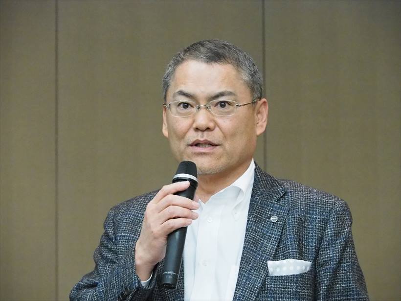 ↑カシオ計算機の伊藤重典取締役専務執行役員