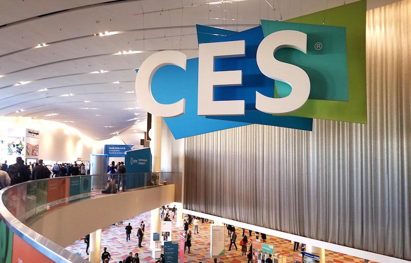 ↑毎年、年明けに開催されている展示会「CES」