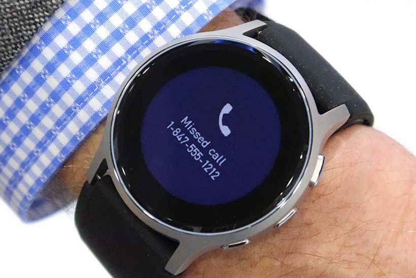 ↑スマートフォンからの通知も表示できます
