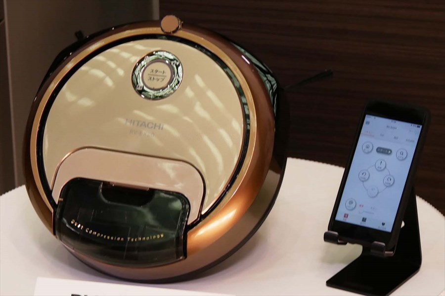 ↑ロボットクリーナー「minimaru(ミニマル)」RV-EX20はコネクテッド家電に
