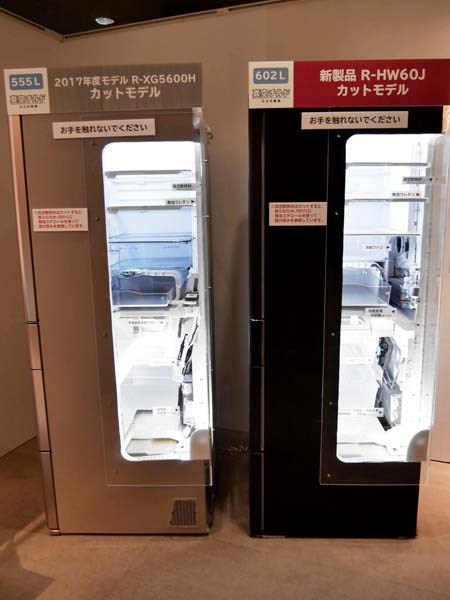 ↑新モデルは冷却ファンと冷却器が2個ずつ搭載されています