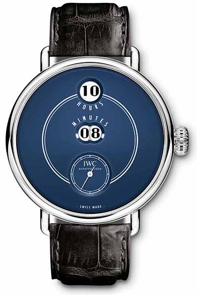 「IWC トリビュート・トゥ・パルウェバー“150 イヤーズ”」250万円/Ref.IW505003。世界限定500本 手巻き。ステンレススチールケース。アリゲーターストラップ。直径45mm、厚さ12mm。3気圧防水
