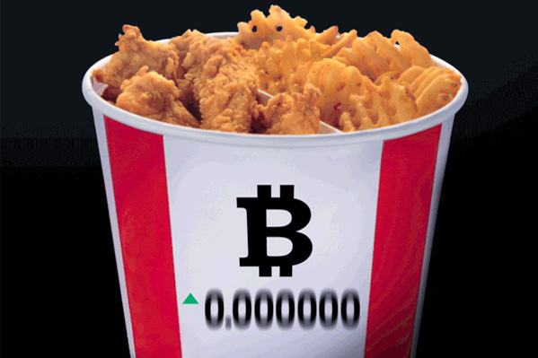 カーネルおじさんもバブルに乗った! ケンタッキーがビットコイン決済可のフライドチキンセットを販売