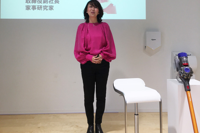 ↑ベアーズの取締役副社長で、家事研究家の高橋ゆきさん