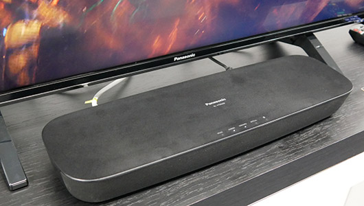 テレビのデッドスペースを有効活用! 隙間に絶妙なパナソニックの小型サウンドバー「SC-HTB250」