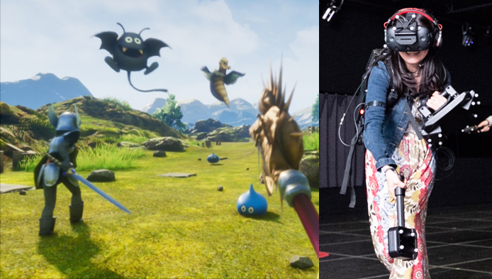 目の前にスライム、これは夢!? ファン必見の「ドラクエVR」を体験してきた