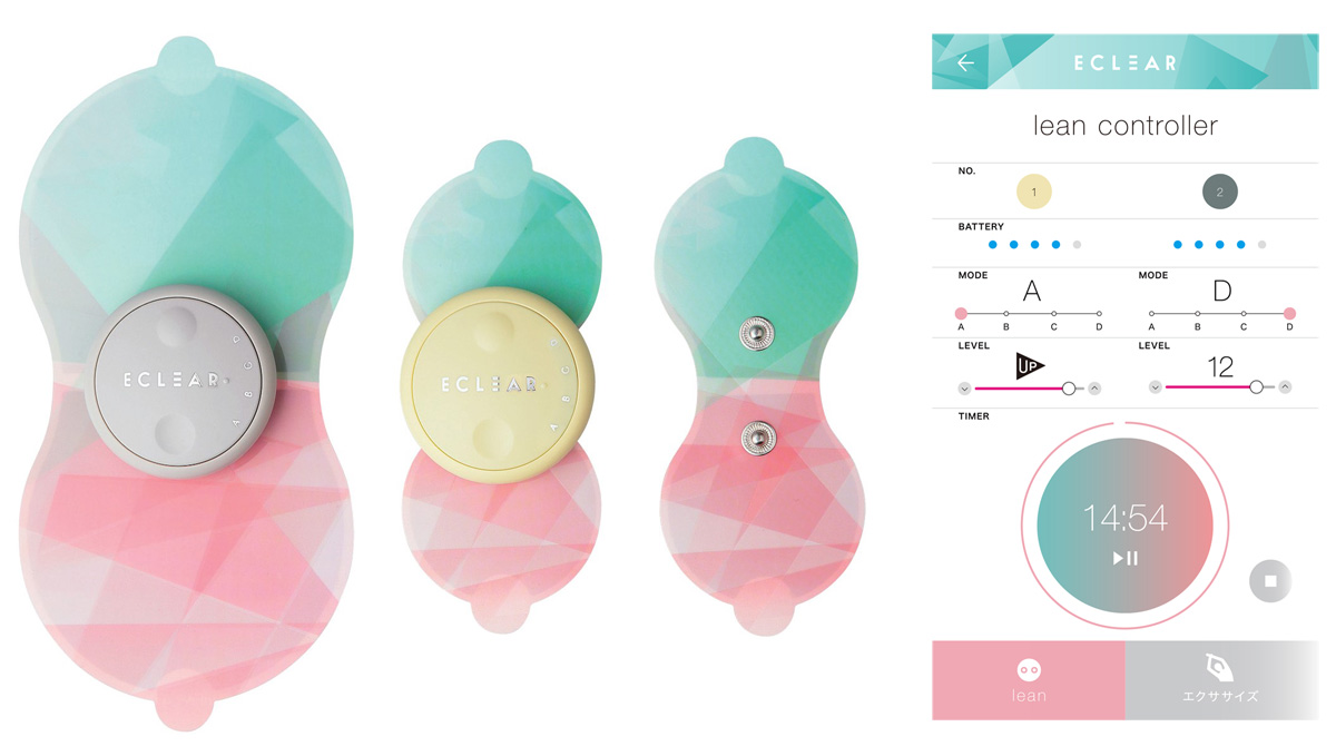 「夏モテボディ」まだ間に合うかも! 脂肪の厚さを察するアプリ連携のEMS機器「エクリア」