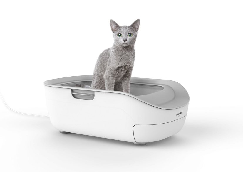 愛猫家に朗報! シャープがネコを大病から守る「IoTトイレ」を開発