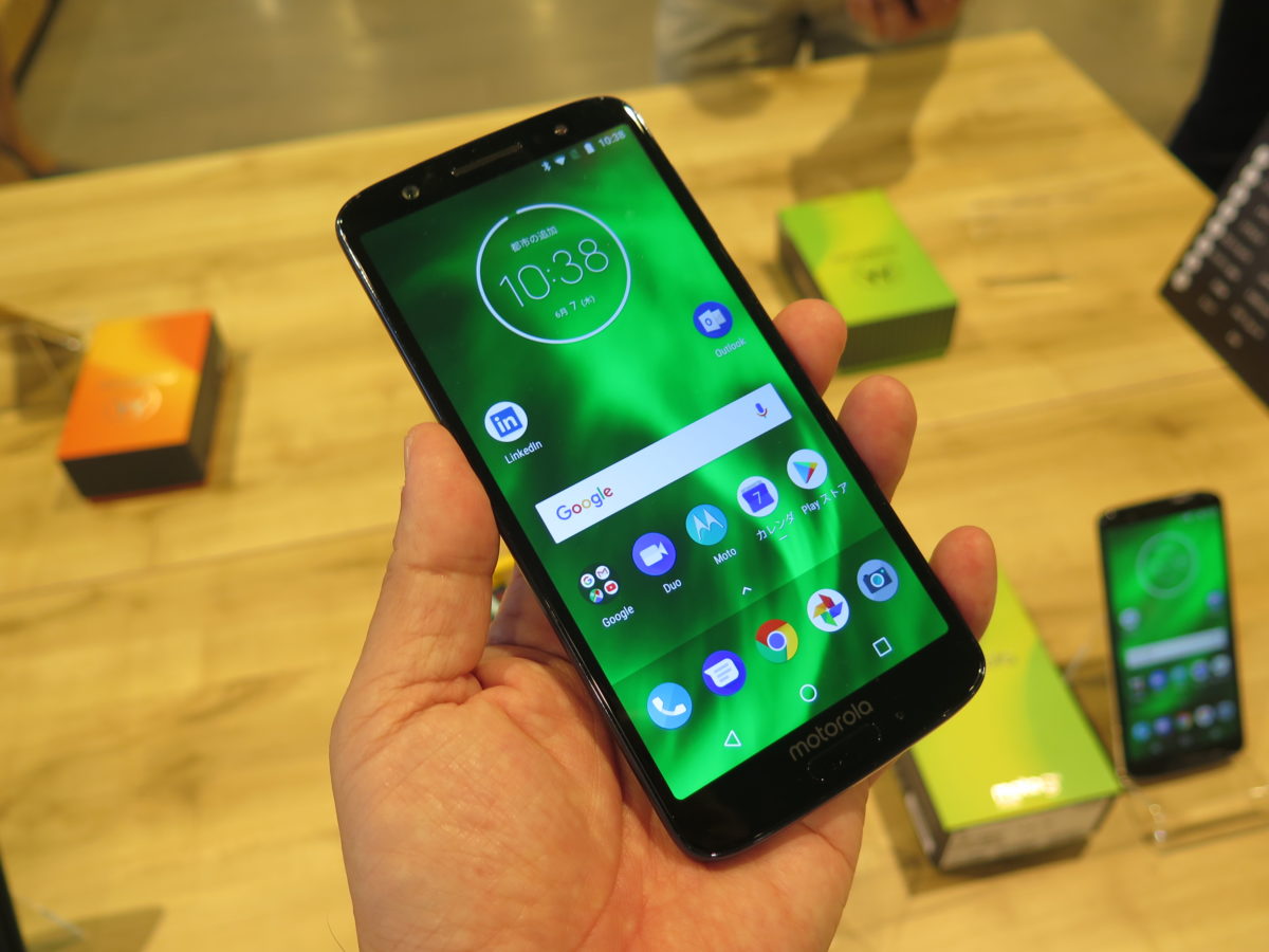 モトローラの1万円台でも満足な「moto e5」や上位機「g6/g6 plus」など超コスパスマホを触った!