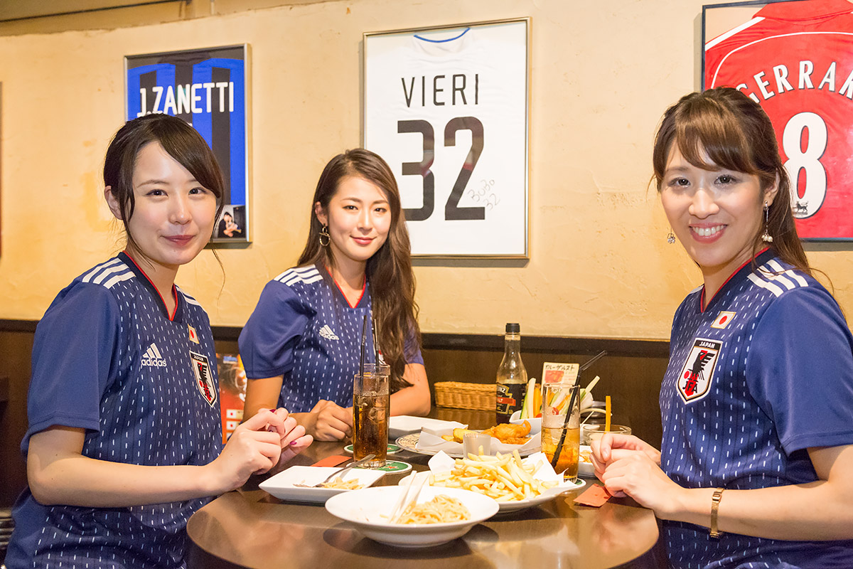 【日本代表応援企画】ワールドカップ観戦はスポーツバーへGO！ 本音炸裂サッカーガールズトーク!!