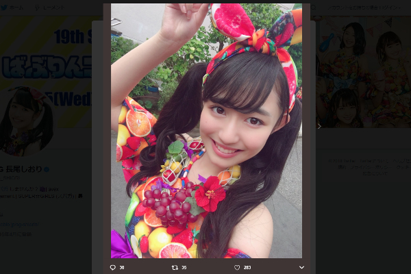 「ビキニ姿が歴史的事件！」「SUPER☆GiRLS」最年少メンバー・長尾しおりのグラビアにファン驚愕