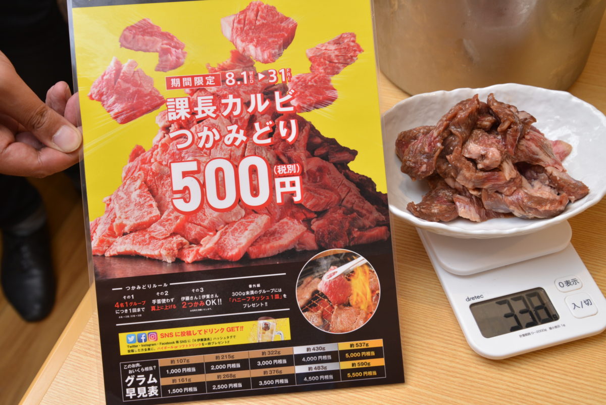 7000円相当⇒500円も夢じゃない！ 8月の焼肉は「伊藤課長」でつかみ取れ！
