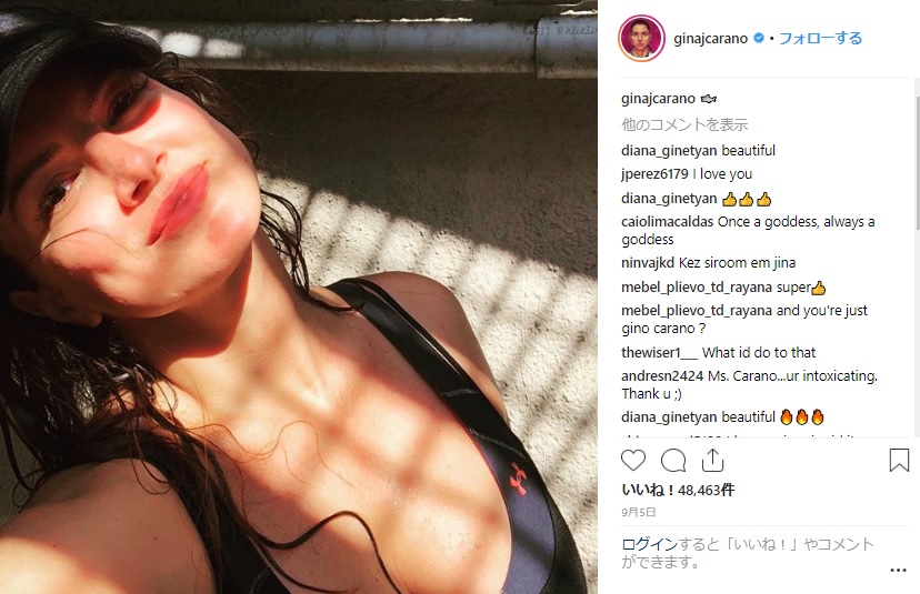 「デッドプール」にも出演の格闘家、ジーナ・カラーノが相変わらず美しい