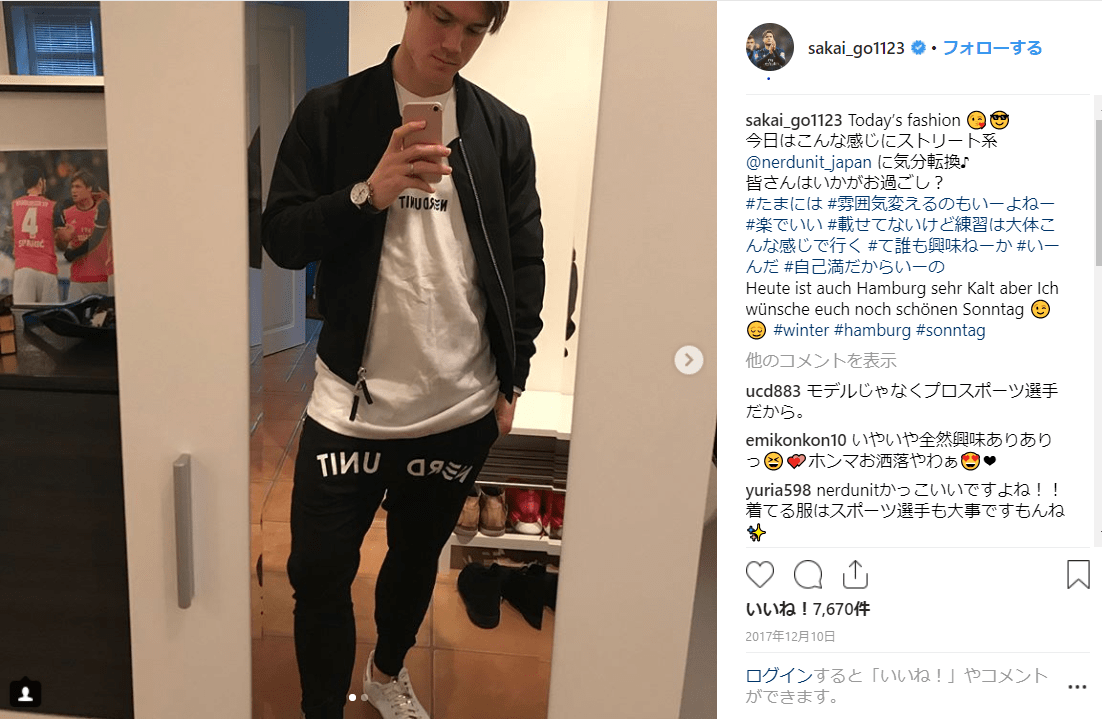 元日本代表・酒井高徳選手は私服もプライベートもおしゃれなサッカー界の“ファッショニスタ”
