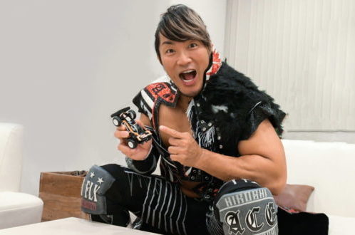 【GetNavi web限定販売】新日本プロレス・棚橋弘至選手×「超速ガイド」のコラボミニ四駆、タミヤフェアでお披露目！
