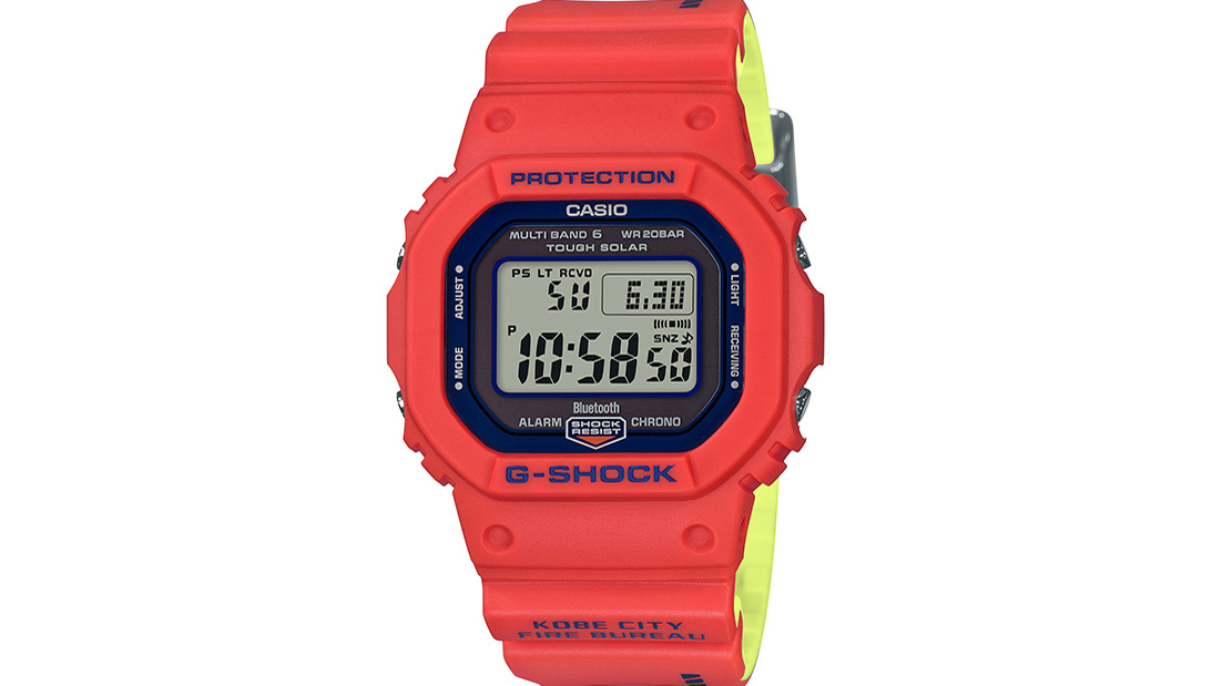 【G-SHOCKバイブル】神戸市消防局救助隊とコラボ！ 防火服がモチーフの1本