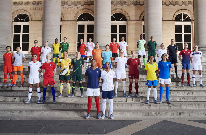NIKEが女子W杯出場国の新ユニフォームを一斉に発表！ 大会最多の14か国に