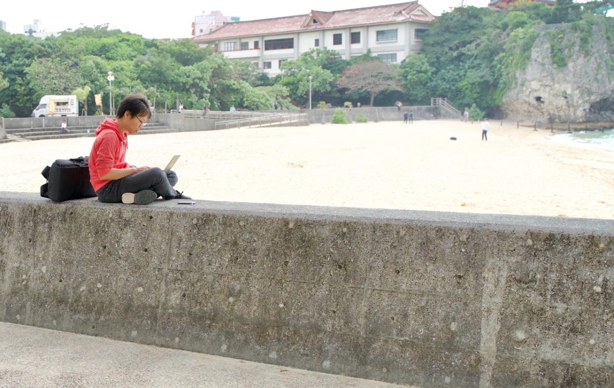 海沿い・若狭海浜公園で検証