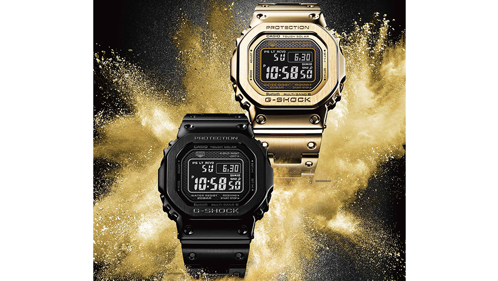 【G-SHOCKバイブル】フルメタルモデル「GMW-B5000」が反転液晶でもっと黒く、さらにゴージャスに！