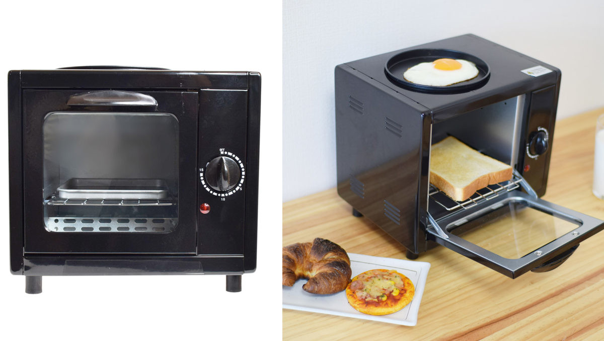 あの「ラピュタパン」が驚くほど手軽に! トーストと目玉焼きが同時に焼ける「お一人様モーニングトースター」