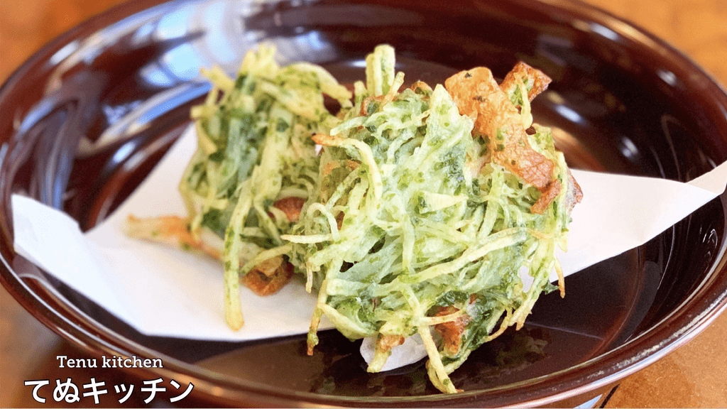 【出張てぬキッチン】サックサクのやみつき味！『ちくわとじゃがいもの海苔塩かき揚げ』の作り方
