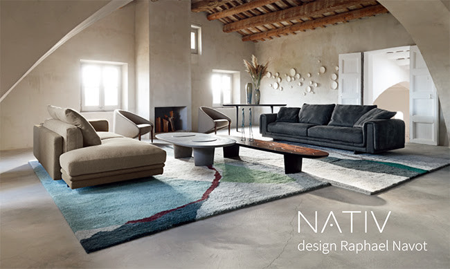 高級インテリアブランド「ロッシュボボア」の新作「NATIV collection」は官能的で、高級そのものだった