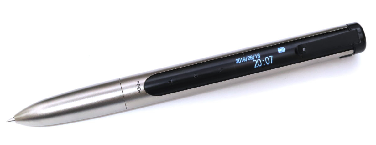 ↑キングジム「スマートボールペン<info+> INF10」1万2000円+税