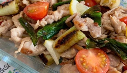 たった359円で作れる！豚こま肉とネギの簡単マリネの作り方！