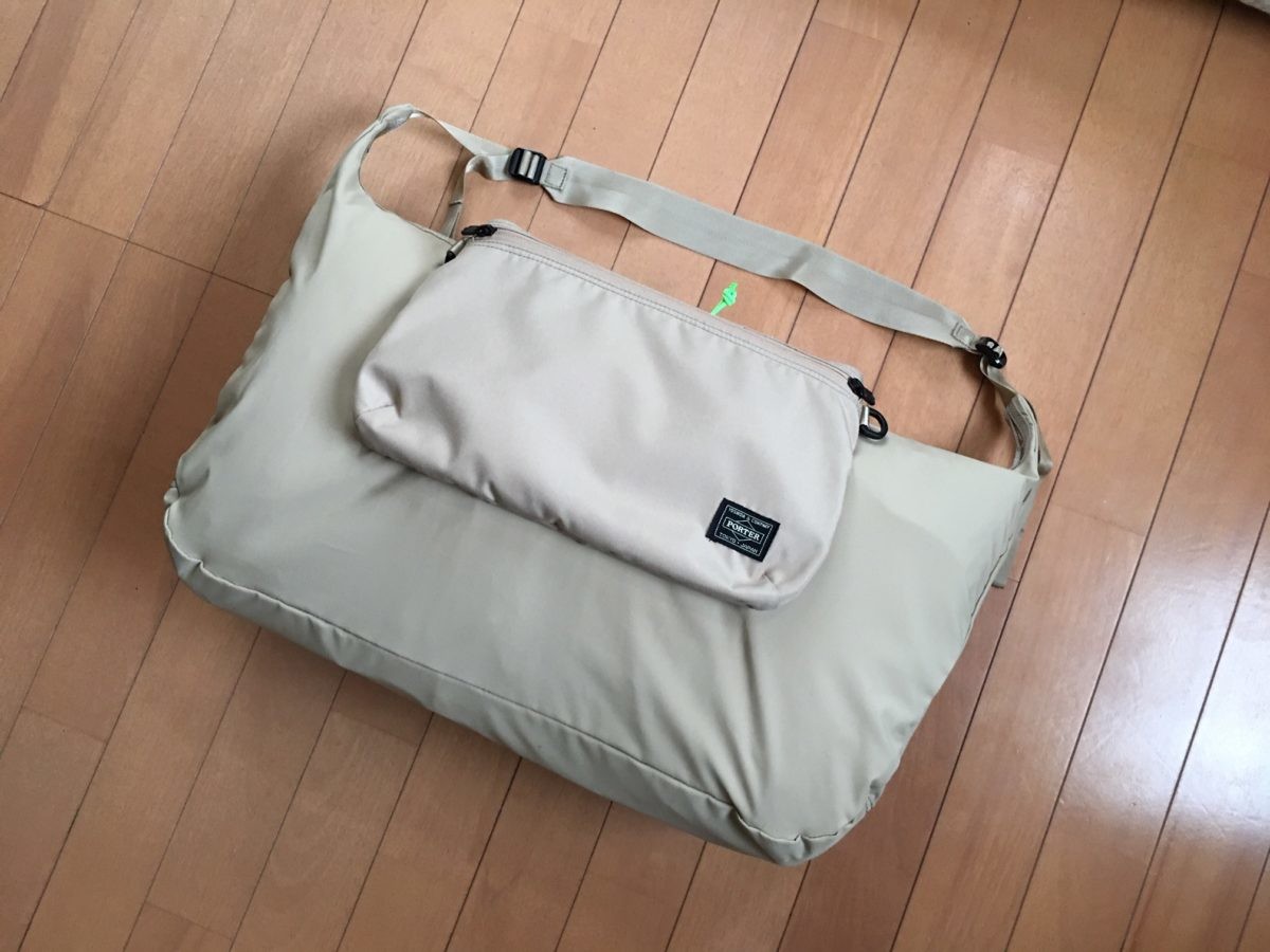コンパクト＆大型を兼ね備えた!? とっても便利なポーターの新作サコッシュ ショルダーバッグ！