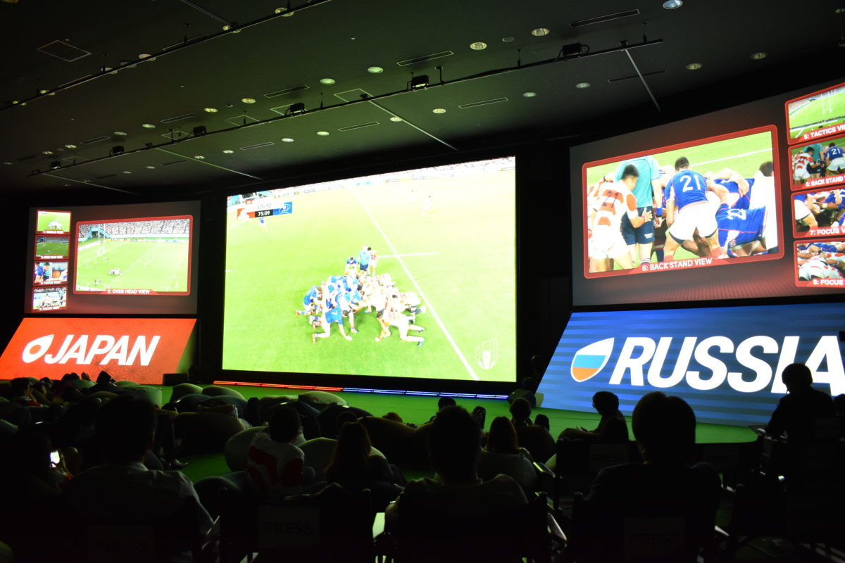 【ゼロから知れる5G】第4回／5G時代のスポーツ観戦を知る！ ラグビーW杯ライブビューイングで未経験の感動を得た