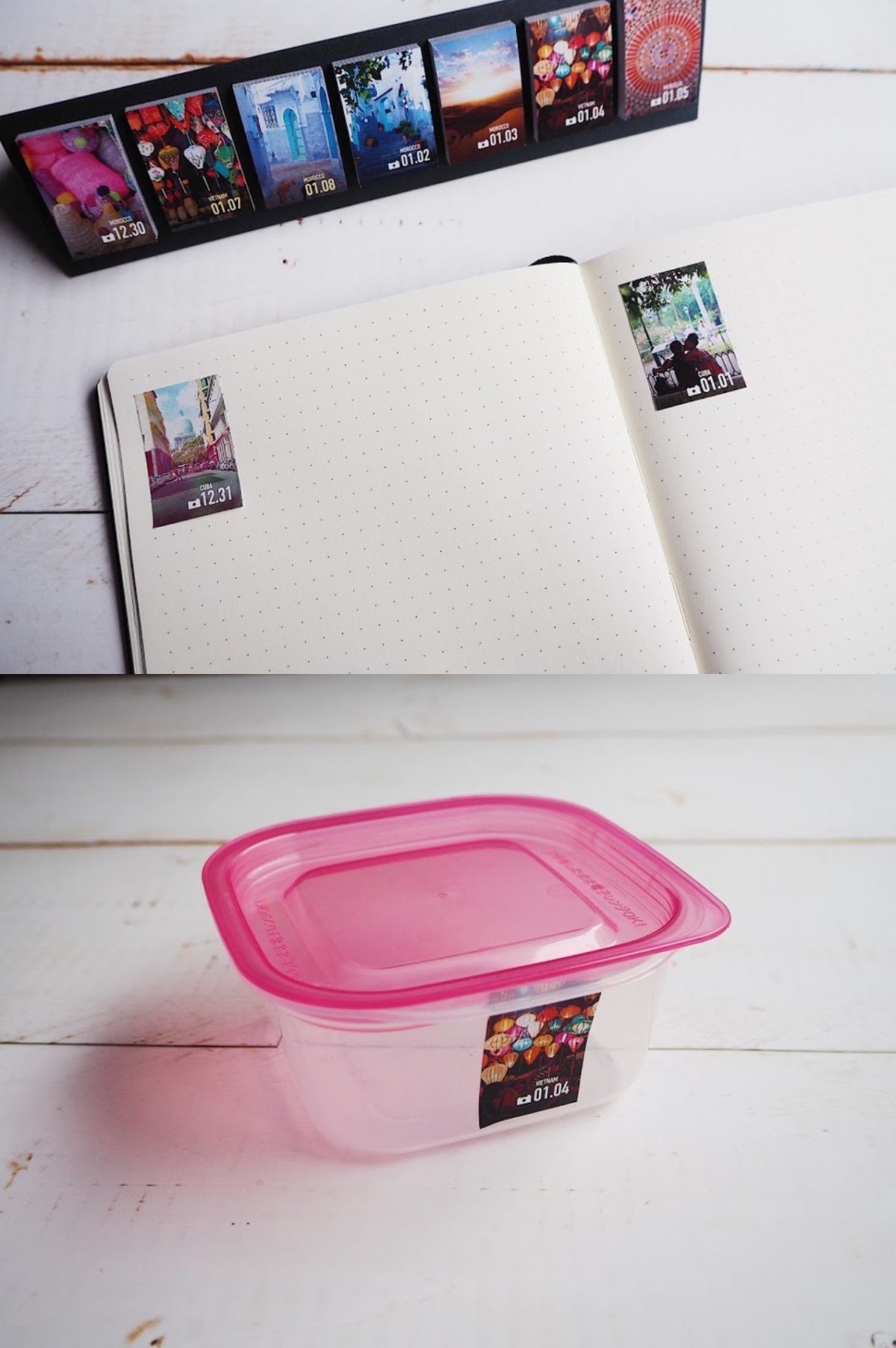 ↑ノートに貼ってダイアリーを自作したり、作り置きした食材を入れたタッパーに貼り付けて賞味期限を見える化したり活用できる