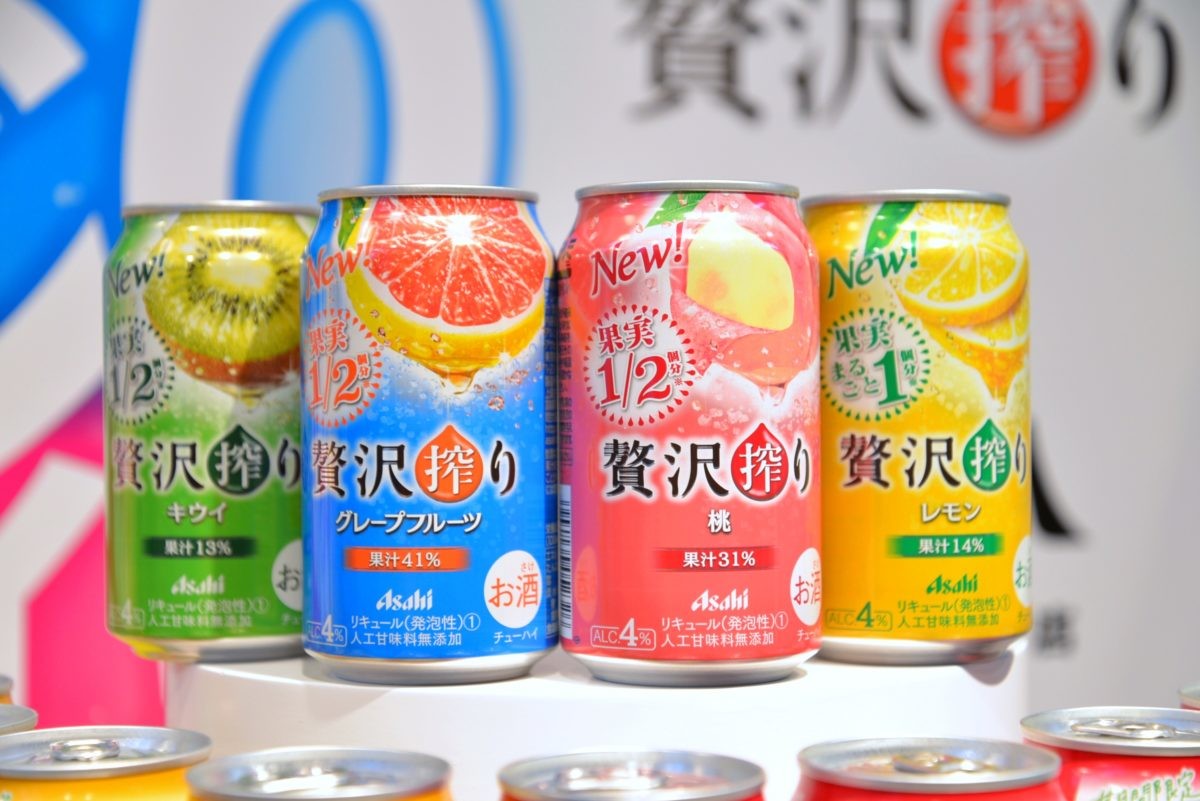 缶チューハイは高アルより「果物」がキテます!「アサヒ贅沢搾り」にヒットの予感
