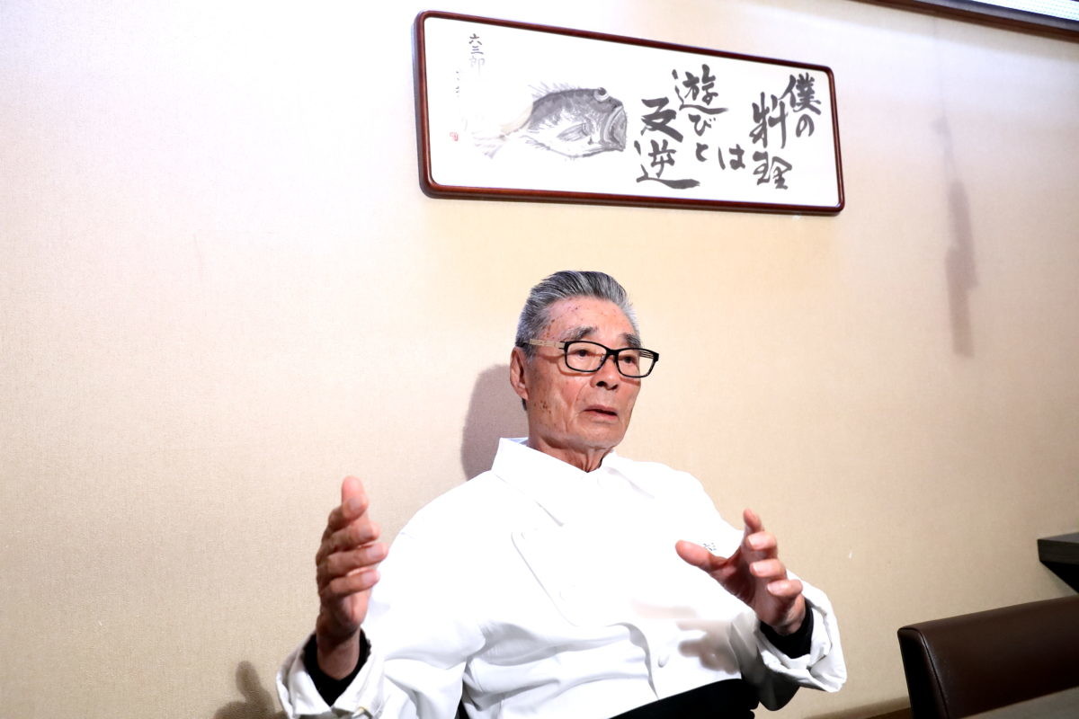 89歳、いまだ現役「和の鉄人」道場六三郎に料理の神髄を聞く