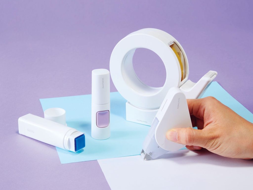 ↑「文房具総選挙2019」は、コクヨの粘着用品シリーズ「GLOO」が頂点に