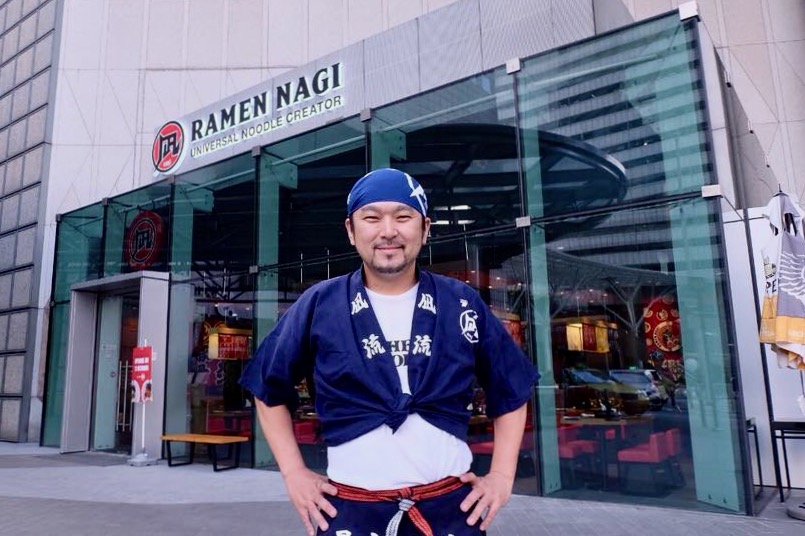 ↑生田さん。グローバル展開していて、フィリピンでは凪のほかに「博多豚一 Hakata Ton-ichi」というラーメン食堂も出店している