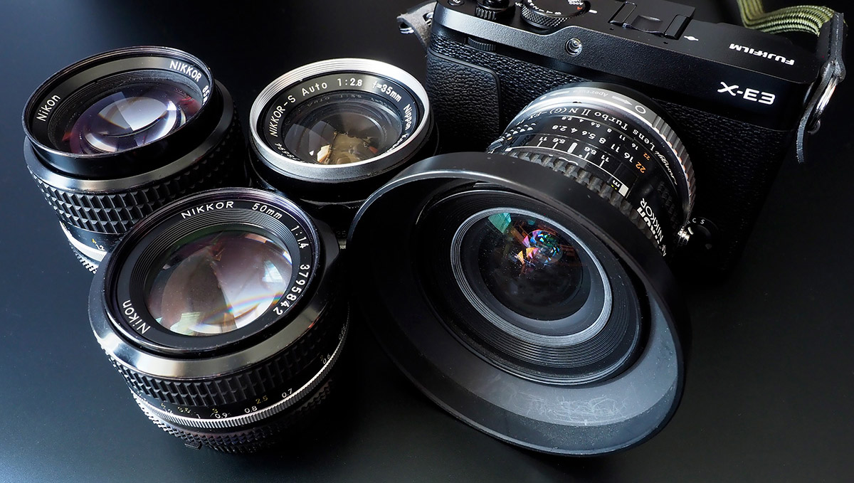 「マウントアダプタ」で遊ぶ! ニッコールレンズ＋FUJIFILM「X-E3」の世界