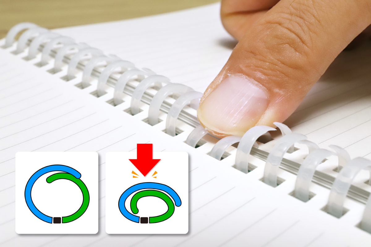 ↑重なり合っているだけのツメ状パーツが図のように動くことで、上からの圧力を吸収する仕組み