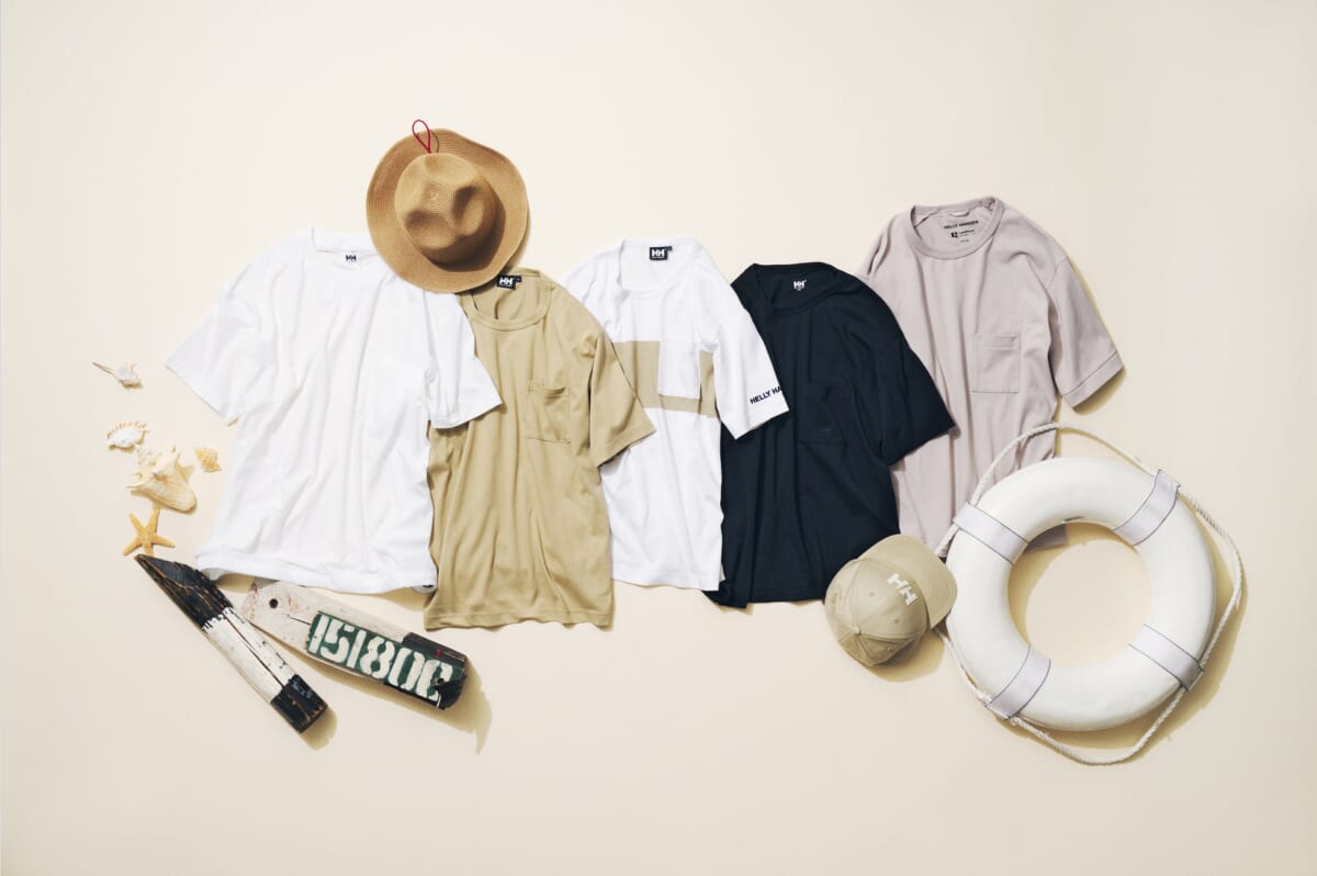 梅雨明け後にぜひ着てみたい、ヘリーハンセンの機能・素材を追求したTシャツコレクション
