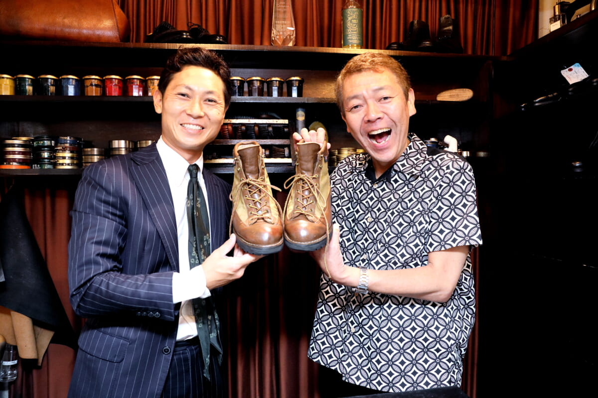 玉袋筋太郎が靴磨きの世界チャンピオン「Brift H」の社長に、その神髄ついて聞いてみた