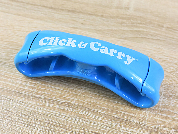 買い物袋が肩掛けバッグに変身!? ぷにぷにグリップで持ちやすい「Click＆Carry」レビュー