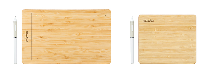 “木の板”に描き込めるペンタブ!? 「WoodPad」が新感覚すぎるデバイス