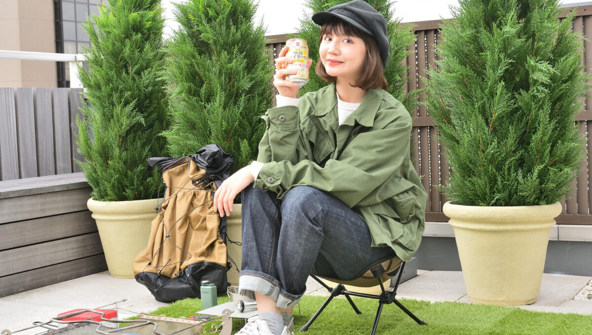 お酒大好きモデルが幸せ実感! マニアが教える「べランピング飲み」と「ソロキャン飲み」の魅力