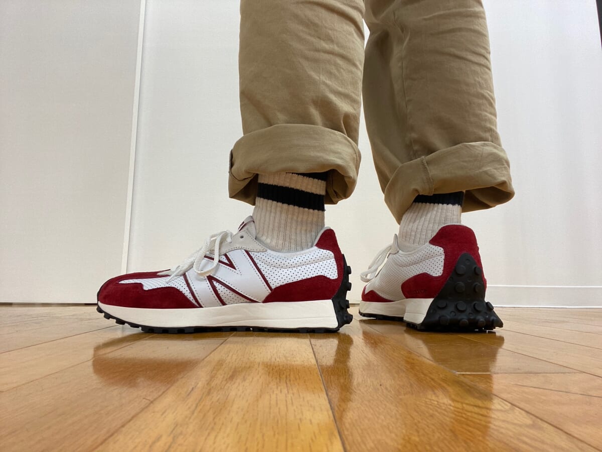 NB3大名ランシューを合体した「327」にレザー仕様が! 「大人カジュアル」にベスト